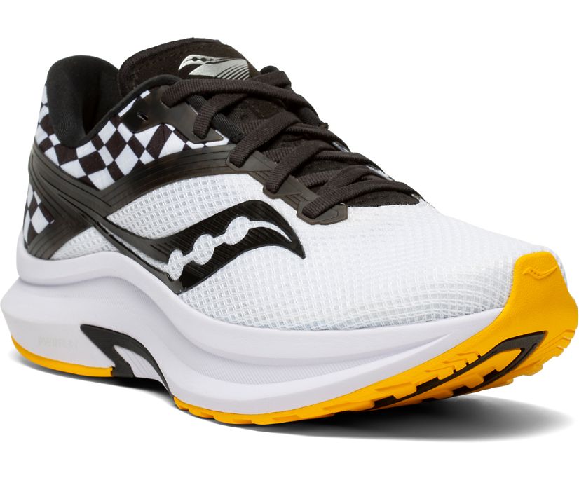 Saucony Axon Women's Running Shoes White / Black | AU 087OKIR